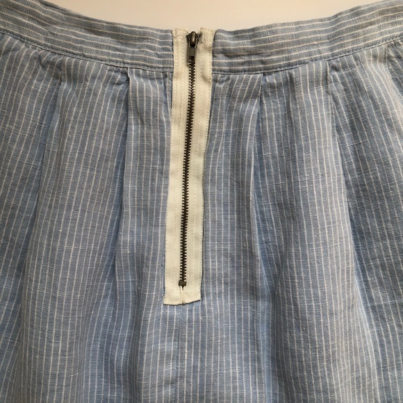 Forever 21 Baby Blue Striped Skirt XS - Picture 5 of 6